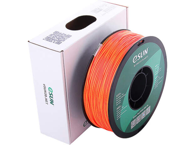 eSUN ABS+ 1,75mm 3D printer filament oranje 1kg spoel voor 3D printers