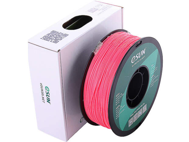 ESUN ABS+ 1,75mm Roze 1kg 3D printer filament voor nauwkeurige printresultaten