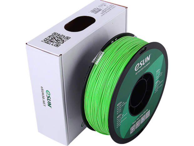 eSUN ABS+ 1.75mm 3D tulostin filamentti, Peak Green, 1kg kela, korkealaatuinen