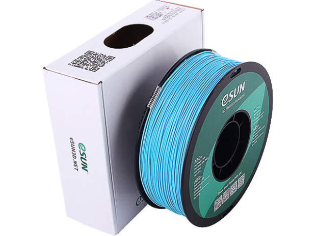 ESUN ABS+ 1,75mm Filament Light Blue 1kg für 3D Drucker Hochwertig