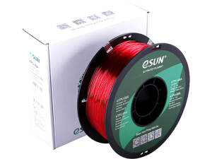 eSUN ETPU-95A 1,75mm Transparent Rot 1kg 3D Drucker...