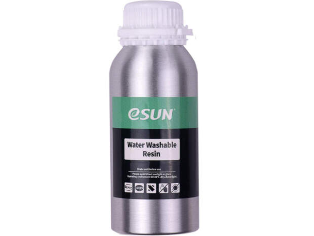 eSUN UV/LCD wasbare gele 3D hars 0,5kg - 405nm hoge precisie afdrukken