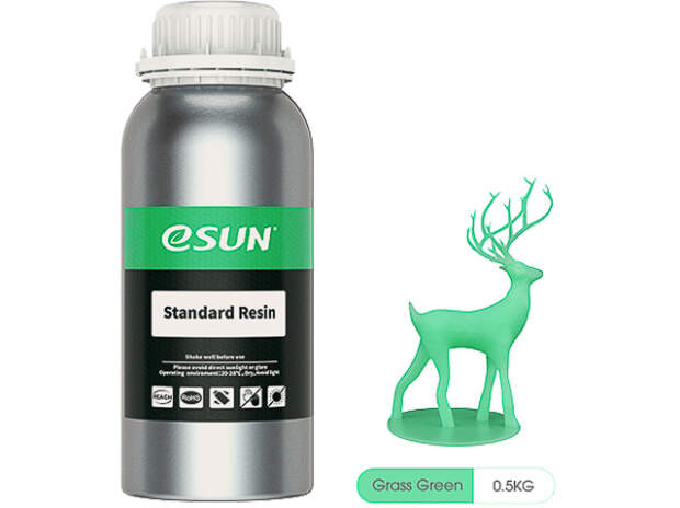 eSUN UV/LCD Standard Resin Grass Green 1kg - 405nm 3D Drucker Harz