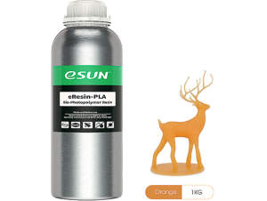 eSUN UV/LCD eResin PLA Orange 1kg - 405nm 高品质 3D 打印树脂