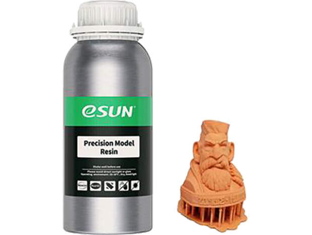 eSUN UV/LCD 3D-printerharpiks orange rød 0,5 kg - præcision 405 nm