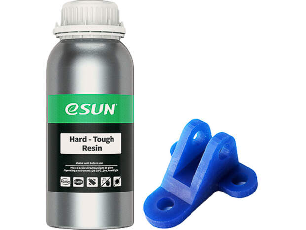 eSUN UV/LCD 3D printer resin 1kg - Hard Tough Blue 405nm for precise models