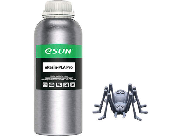 eSUN UV/LCD PLA Pro Grey 1kg - Högkvalitativt resin för 3D-utskrift 405nm