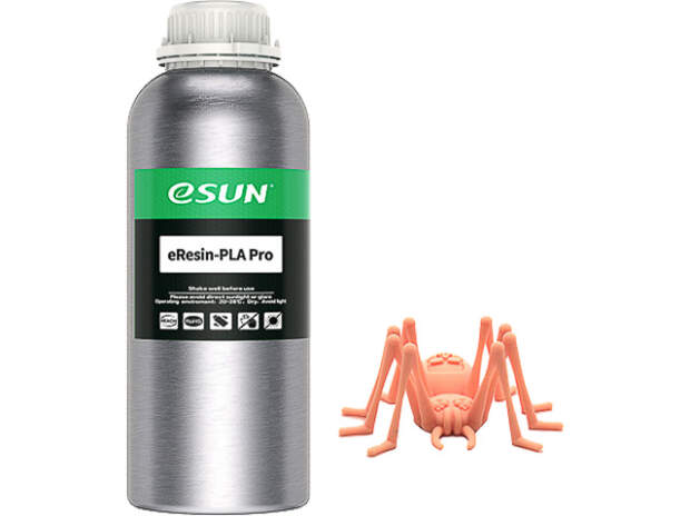 eSUN UV/LCD PLA PRO Black 1kg - 3D-printer resin 405nm til præcise modeller