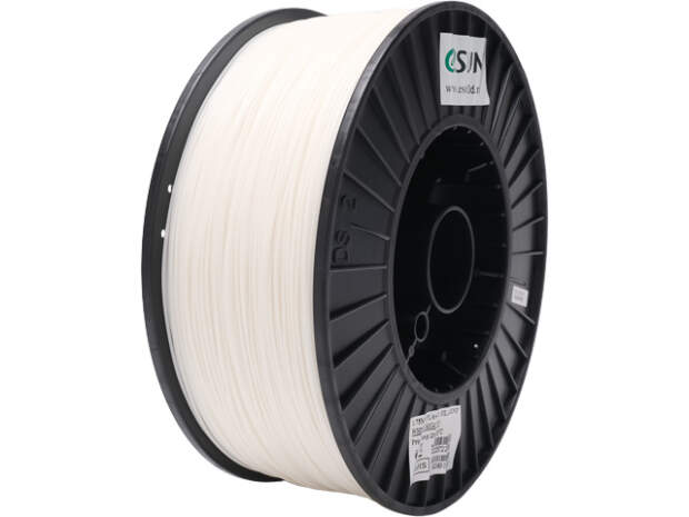 eSUN PLA+ 1,75mm wit 3kg 3D printer filament voor nauwkeurige printresultaten