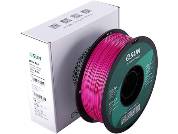 eSUN EPLA-Silk 1,75mm Violett 1kg 3D-Drucker Filament für präzise Drucke