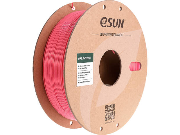 eSUN EPLA mat 1,75mm filament aardbei rood 1kg voor 3D printers