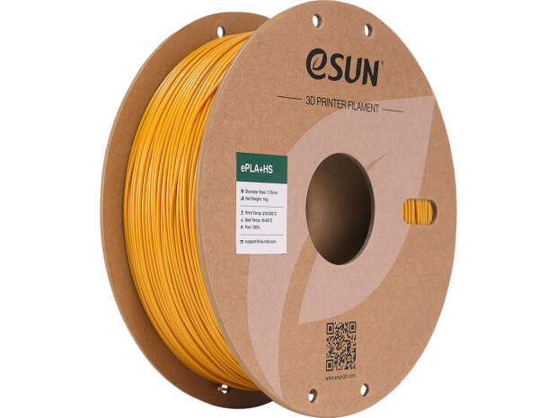 ESUN EPLA+HS 1.75mm Gold 1kg 3D printer filament for precise models