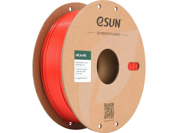 eSUN EPLA+HS 1.75mm 品红色 1kg 3D 打印机长丝，用于精确打印