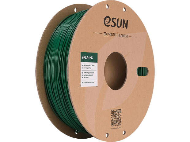 ESUN EPLA+HS 1.75mm Filament Pine Green 1kg för 3D-skrivare