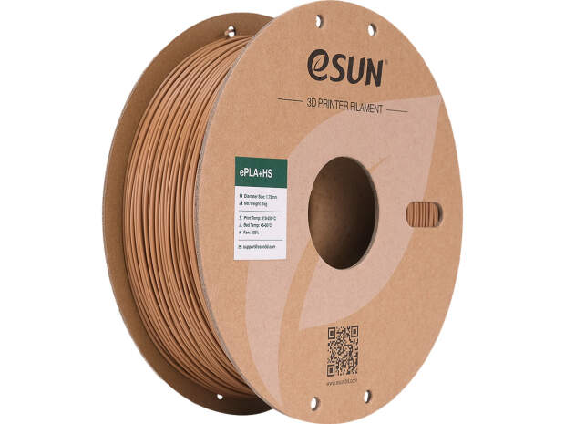 eSUN EPLA+HS 1,75mm Filament Lichtbruin 1kg - Hoge kwaliteit 3D printmateriaal