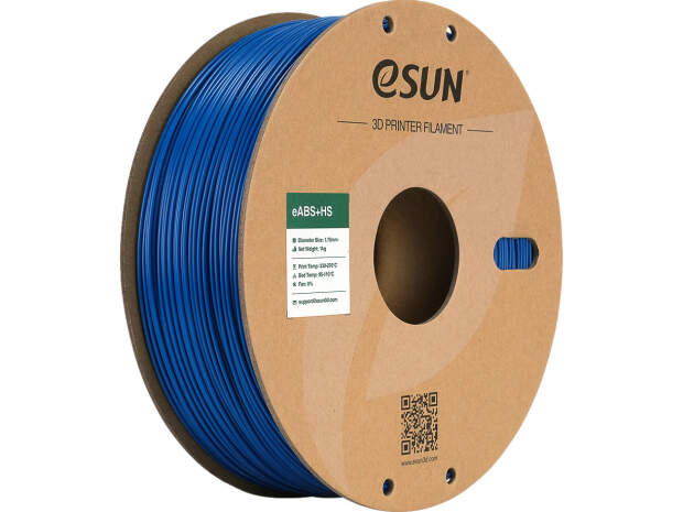 ESUN EABS+HS 1,75mm Blauw 1kg 3D printer filament voor nauwkeurige prints