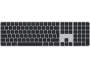 Apple Magic Keyboard med numerisk knappsats och Touch ID, modell MMMR3D/A, svart/silver