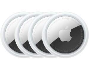 Apple AirTag 4er Pack Bluetooth Tracker MX542ZM/A Silber-Schwarz