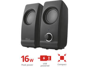 Trust Remo 2.0 Speaker 17595 Black - Kompakt...