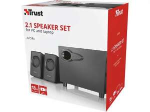 Trust Avora 2.1 Luidsprekerset 20442 Zwart - Krachtige PC...