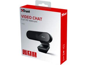 Trust Tyro Full HD Webcam Black 23637 with microphone and...