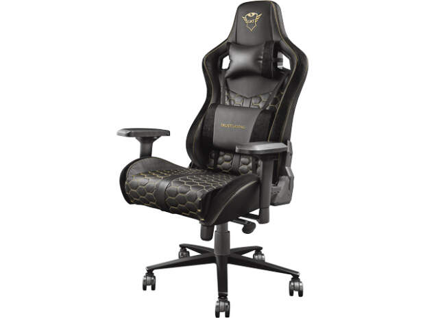 TRUST GXT712 Resto Pro Gaming-Stuhl Schwarz Ergonomisch Verstellbar 23784