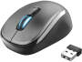 Trust Yvi Dual Mode BT Mouse trådlös antracit/svart 2,4GHz ergonomisk höger