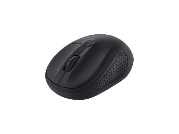 TRUST Primo wireless mouse matt black, 4 buttons, ambidextrous, RFID-enabled