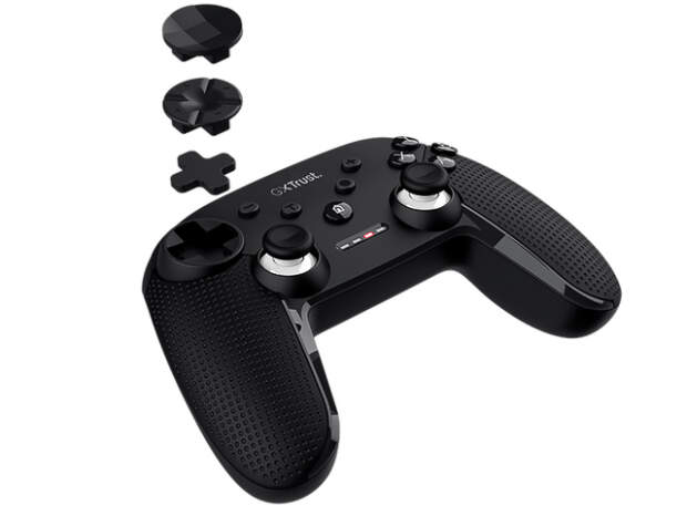 Trust GXT542 Muta Draadloze Controller Zwart voor PC en PS4 Gaming 24790 RFID