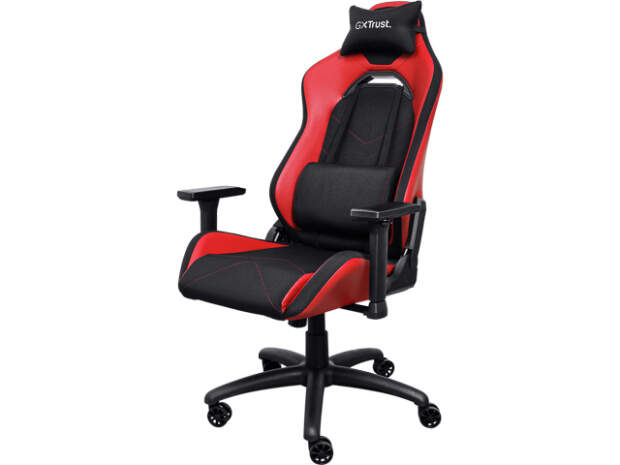 Trust GXT 714R Ruyza gaming chair, red, adjustable, artificial leather, ergonomic