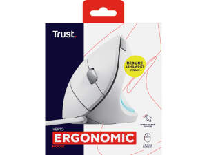 Ergonomische Trust Verto Maus mit 6 Tasten,...