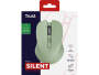 Trust Mydo Silent Eco Wireless Mouse 25042 - 4 knappar, grön, tyst, ergonomisk