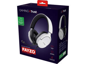 Trust GXT489W Fayzo Gaming Headset 3.5mm Cable White...