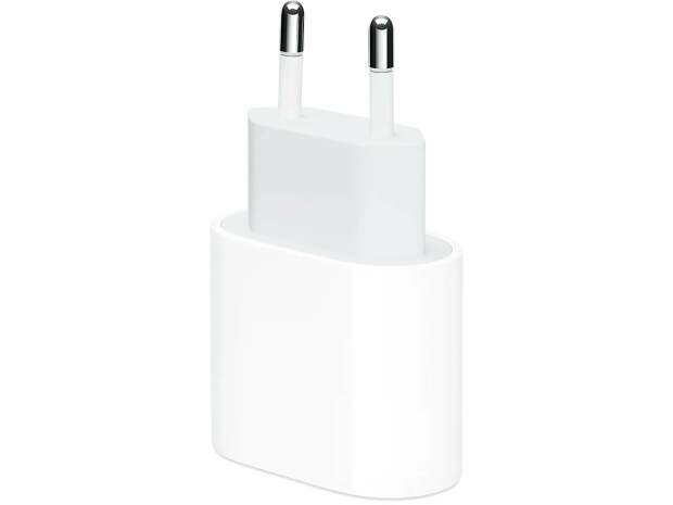 Apple USB-C Power Adapter 20W MHJE3ZM/A White - Fast charging for iPhone & iPad