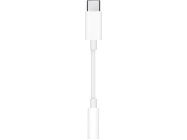 Apple USB-C auf 3.5mm Klinkenstecker Adapter MU7E2ZM/A Weiß für iPhone & iPad