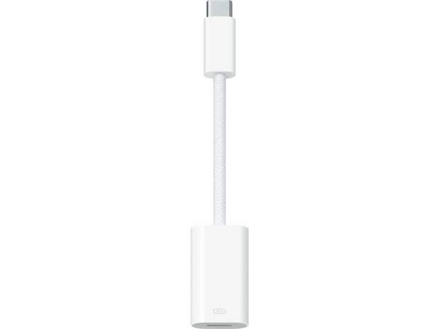 Apple USB-C auf Lightning Adapter MUQX3ZM/A Weiß - Schnellladung und Datenübertragung