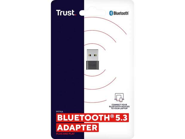 Trust Myna 5.3 Bluetooth Adapter 25329 - Trådløs USB-dongle i sort