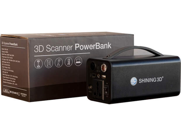 SHINING 3D EinScan Powerbank 43,200mAh 3D-skanneriin, kannettava virtalähde