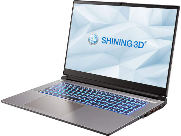 Shining 3D ScanBook Pro 4070 17,3 inch 144Hz laptop voor 3D scannen