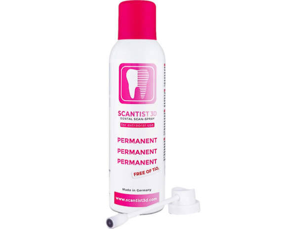 AESUB Permanent tandscanningsspray 200 ml til 3D-scannertilbehør Scantist