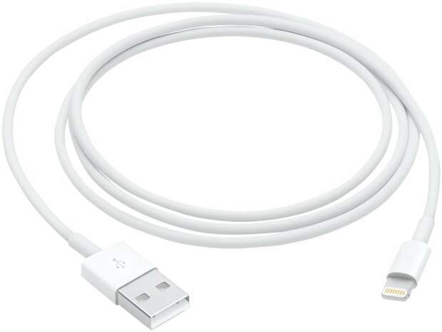 Apple USB 3.1 Ladekabel 1m Lightning Weiß MXLY2ZM/A für iPhone und iPad