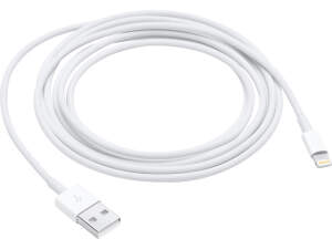 Apple Lightning Ladekabel USB 2.0 2m MD819ZM/A Weiß...