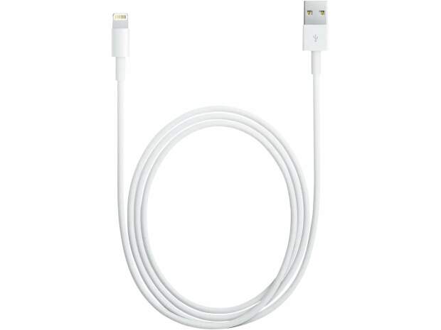 Apple Lightning-laddningskabel 1m USB Bulk MD818ZM/A Vit för iPhone och iPad