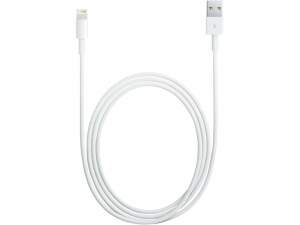 适用于 iPhone 和 iPad 的 Apple Lightning 充电线 1m USB 散装...