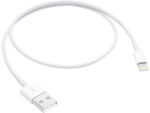 Apple Lightning laddningskabel USB 0,5m ME291ZM/A Vit -...