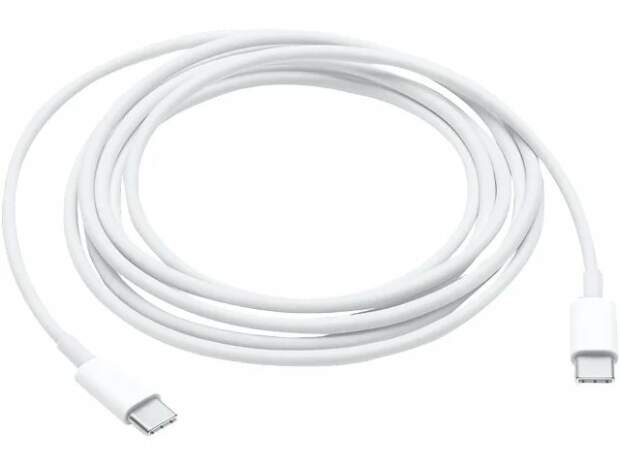 Apple USB-C Ladekabel 24Pin 1m Weiß MM093ZM/A - Schnellladefunktion für iPhone