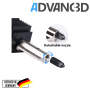 Advanc3D hotend with interchangeable nozzle for Bambu Lab A1 mini