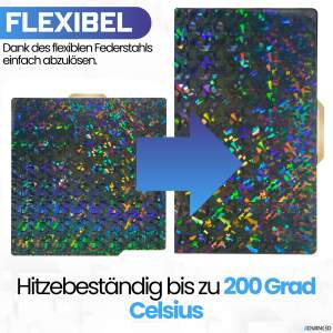 Advanc3D Flexible Druckplatte mit PEF Schicht für...