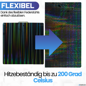 Advanc3D Flexibel tryckplatta med H1H-lager för 235x235mm 3D-skrivare