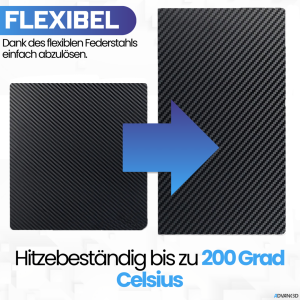 Advanc3D Flexibele printplaat met PET en PEI laag voor...